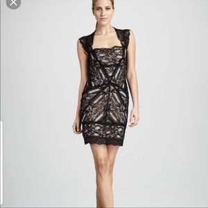 New Nicole Miller Black Lace Dress